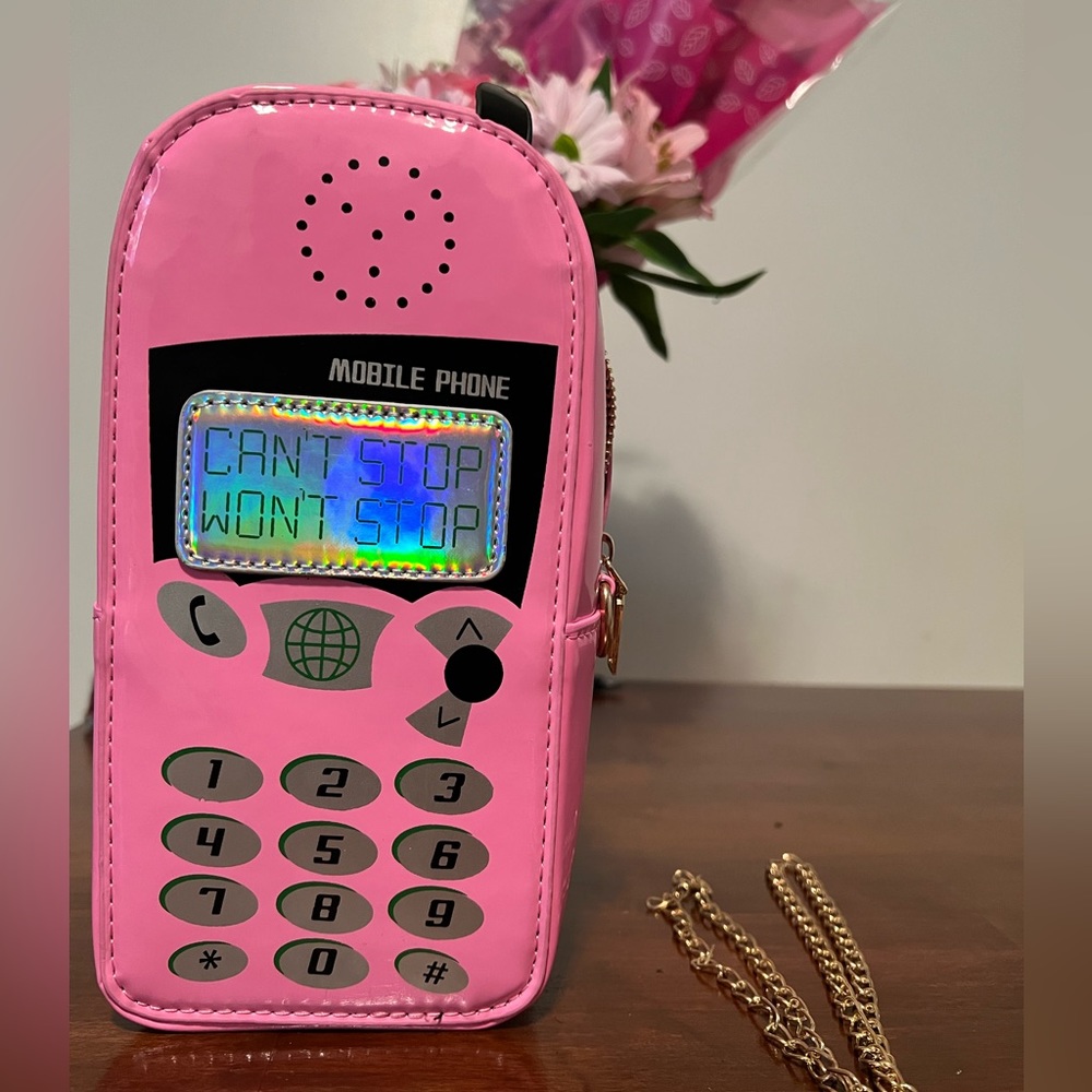Brand New Retro Cell Phone Purse with Chain
